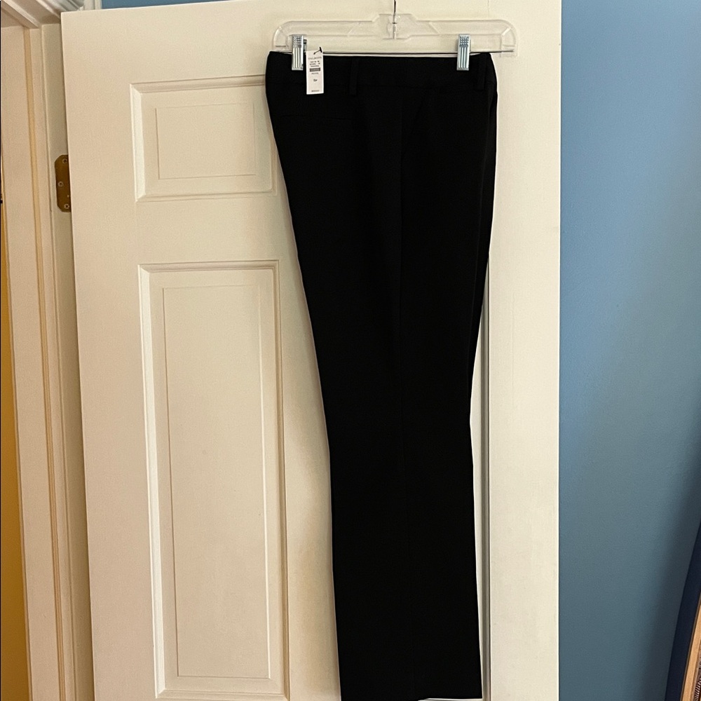 NWT Talbots Womens Classic Black Dress Pants 8 petite